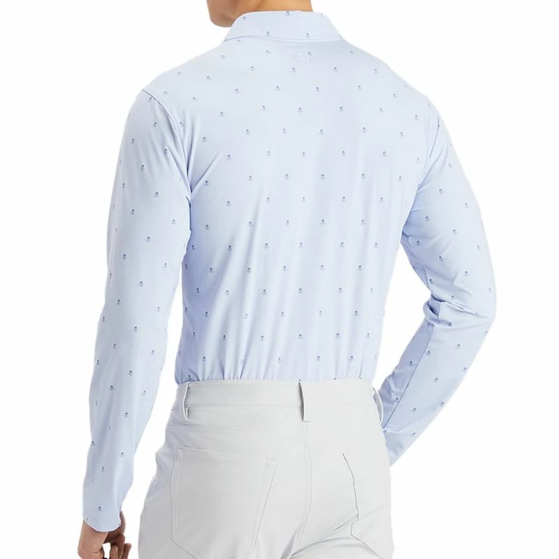 G/Fore Men's Skull & T's Ice Nylon Sun Shirt 4 G/Fore Men's Skull & T's Ice Nylon Sun Shirt - Image 2