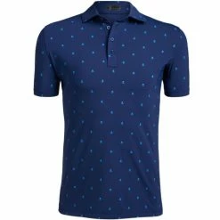 G/Fore Men's Skull & T's Ice Nylon Polo