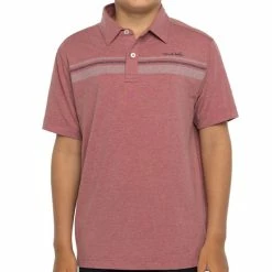TravisMathew Boys' Red River Polo