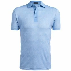 G/Fore Men's Abstract Spiral Tech Jersey Polo