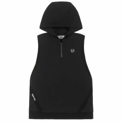 WAAC Women's Ribbed 1/2 Zip Hoodie Vest
