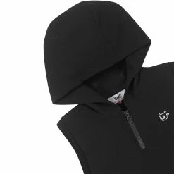 WAAC Women's Ribbed 1/2 Zip Hoodie Vest -Golf Clubs Shop 10143503 800 auto