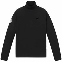 WAAC Men's Embossed Mock Neck T-Shirt