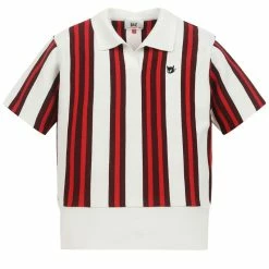 WAAC Women's Stripe Short Sleeve Pullover