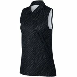 Nike Women's Dri-Fit Printed Sleeveless Polo
