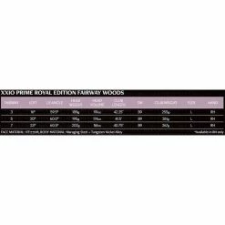 XXIO Women's Prime Royal Edition Fairway -Golf Clubs Shop 10516429 800 auto