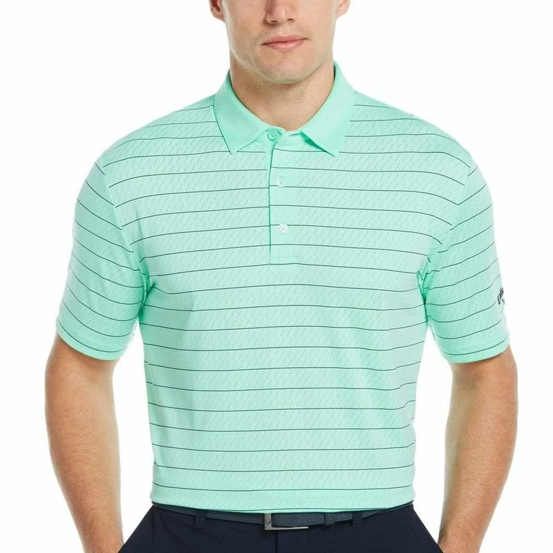 Callaway Men's Core Ventilated Stripe Polo 3 Callaway Men's Core Ventilated Stripe Polo