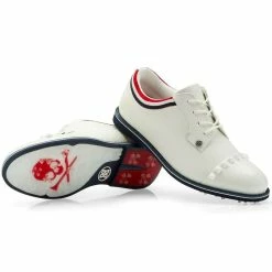 G/Fore Women's Grosgrain Stud Cap Toe Gallivanter Spikeless Golf Shoes -Golf Clubs Shop 9340511 800 auto