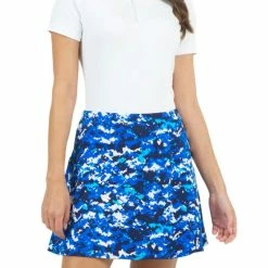 IBKUL Women's Camo Print Swing Skort