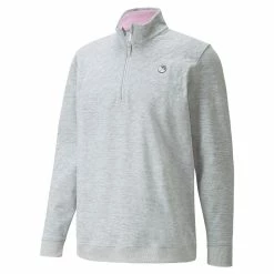 PUMA Men's AP CLOUDSPUN Castle Golf 1/4 Zip Pullover