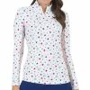 IBKUL Women's Celebration Print Long Sleeve Mock Neck Top 2 IBKUL Women's Celebration Print Long Sleeve Mock Neck Top -Golf Clubs Shop 9832215 800 auto
