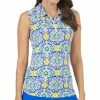 IBKUL Women's Nora Print Sleeveless Polo -Golf Clubs Shop 9832357 800 auto