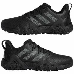 Adidas Men's Limited Edition Triple Black CODECHAOS 22 Spikeless Golf Shoes -Golf Clubs Shop 9902668 800 auto
