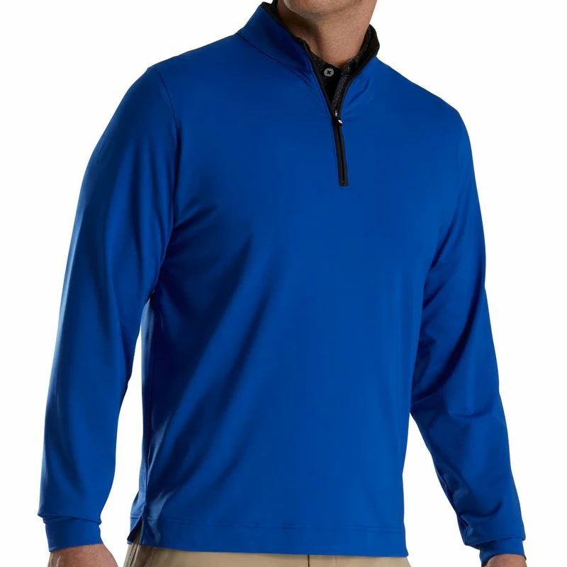 FootJoy Men's Lightweight Solid Midlayer 1/2 Zip Pullover 5 FootJoy Men's Lightweight Solid Midlayer 1/2 Zip Pullover - Image 3