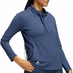 Adidas Women's Melange High Mock Pullover -Golf Clubs Shop 9970857 800 auto