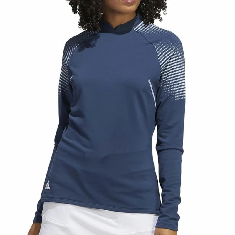Adidas Women's COLD.RDY Long Sleeve Mock Tee 6 Adidas Women's COLD.RDY Long Sleeve Mock Tee - Image 4