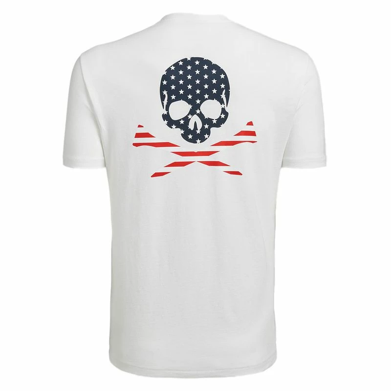 G/Fore Men's USA Skull & T's Cotton T-Shirt 4 G/Fore Men's USA Skull & T's Cotton T-Shirt - Image 2