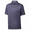 FootJoy Men's Lisle Leaping Dolphins Print Polo -Golf Clubs Shop 9988021 800 auto