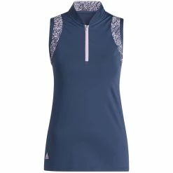 Adidas Women's Ultimate365 Sleeveless 1/4 Zip Polo