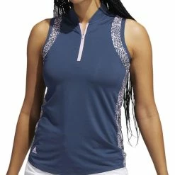 Adidas Women's Ultimate365 Sleeveless 1/4 Zip Polo -Golf Clubs Shop 9999819 800 auto