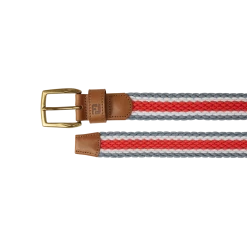 Striped Braided Belt